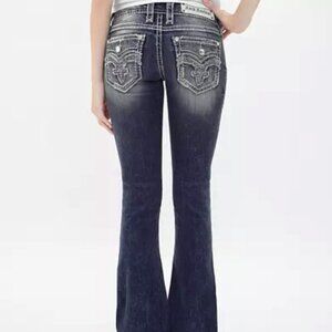ROCK REVIVAL Size 25 Raylea Boot Cut Denim Low-Rise Jeans